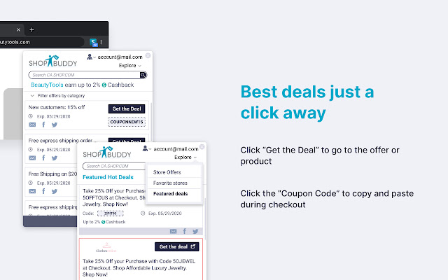 ShopBuddy for Canada chrome谷歌浏览器插件_扩展第3张截图