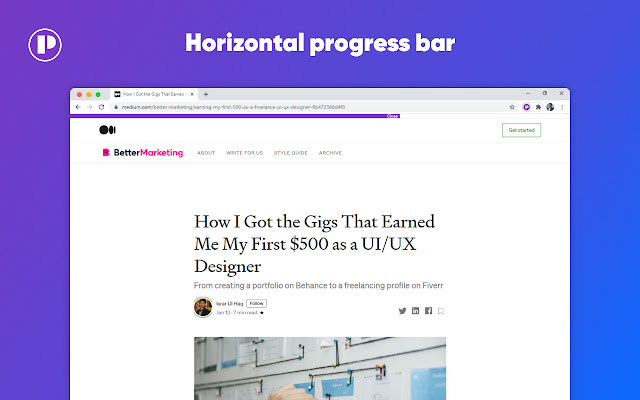 Website read progress chrome谷歌浏览器插件_扩展第4张截图
