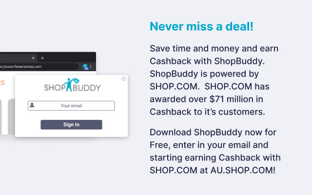 ShopBuddy for Australia: Cash Back Companion chrome谷歌浏览器插件_扩展第2张截图