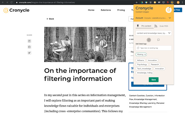Content Clipper by Cronycle chrome谷歌浏览器插件_扩展第3张截图