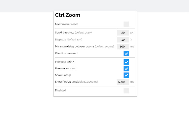 Ctrl Zoom chrome谷歌浏览器插件_扩展第3张截图