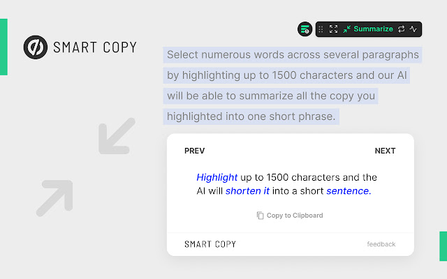 Smart Copy - Write better marketing content chrome谷歌浏览器插件_扩展第3张截图