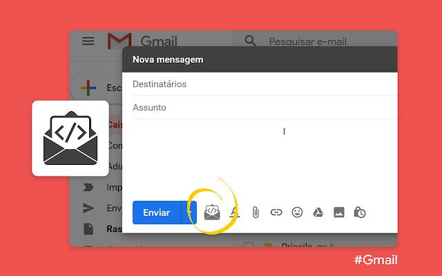 inserir HTML na mensagem de e-mail chrome谷歌浏览器插件_扩展第1张截图