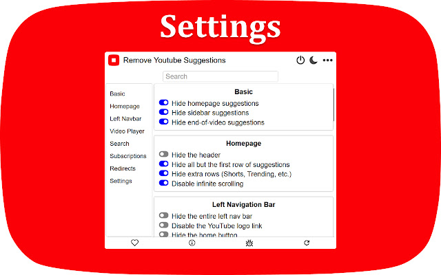 RYS — Remove YouTube Suggestions chrome谷歌浏览器插件_扩展第2张截图