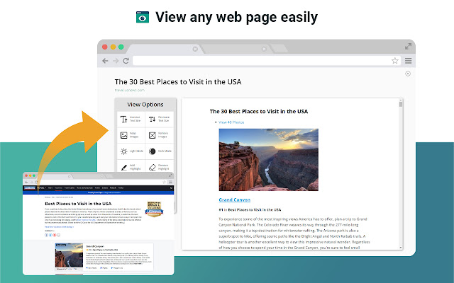 Easy View chrome谷歌浏览器插件_扩展第1张截图
