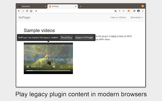 NoPlugin chrome谷歌浏览器插件_扩展第1张截图