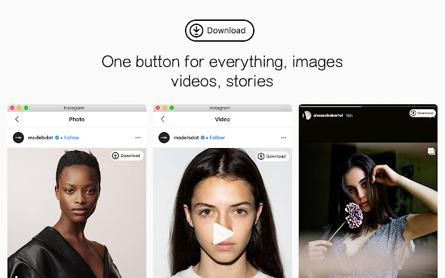Instagram video downloader chrome谷歌浏览器插件_扩展第3张截图