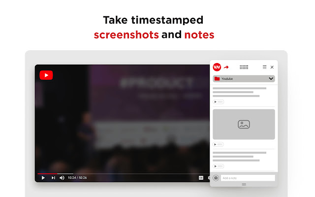 Video Screenshots and Notes - Video Notebook chrome谷歌浏览器插件_扩展第1张截图