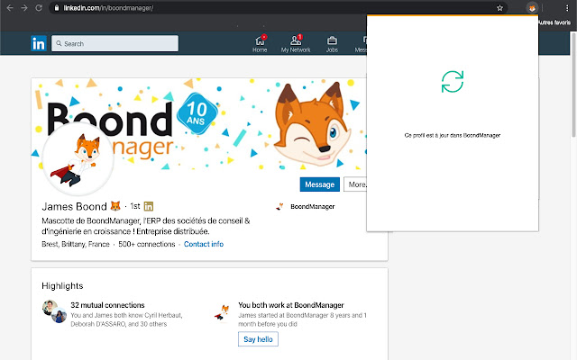 BoondManager pour LinkedIn chrome谷歌浏览器插件_扩展第2张截图