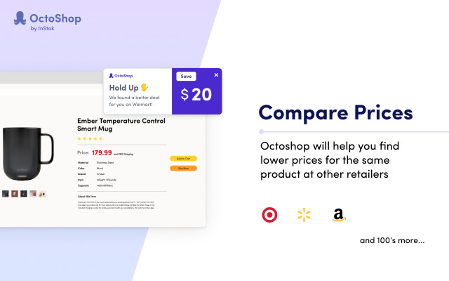 OctoShop - In-Stock Alerts and Compare Prices chrome谷歌浏览器插件_扩展第2张截图