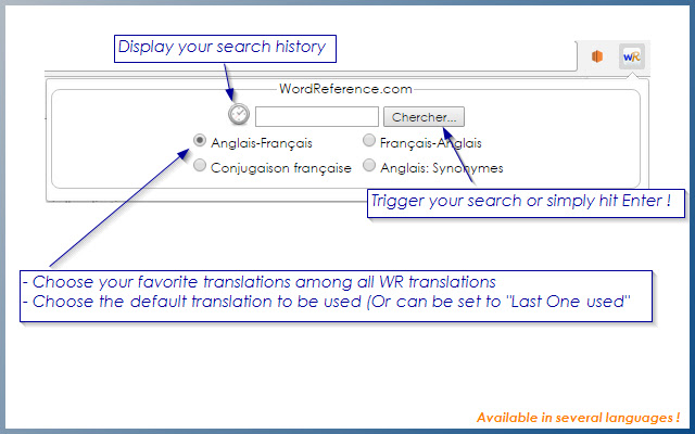 WordReference Extension chrome谷歌浏览器插件_扩展第1张截图