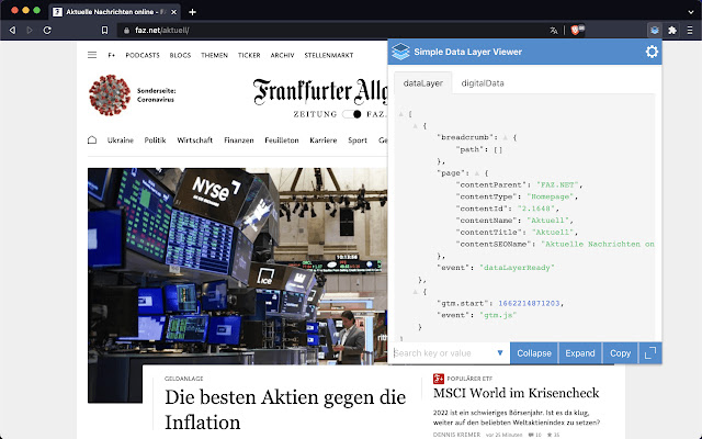 Simple Data Layer Viewer chrome谷歌浏览器插件_扩展第1张截图