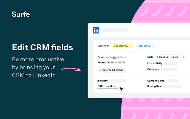 Leadjet - Make your CRM work on LinkedIn chrome谷歌浏览器插件_扩展第2张截图