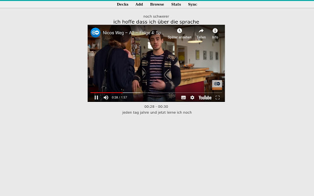 Youtube2Anki chrome谷歌浏览器插件_扩展第3张截图