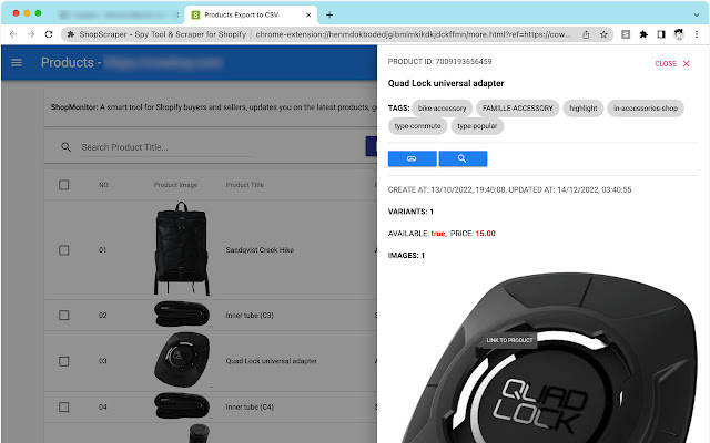 ShopScraper - Product Scraper for Shopify chrome谷歌浏览器插件_扩展第3张截图