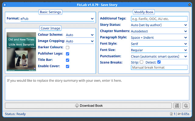 FicLab chrome谷歌浏览器插件_扩展第1张截图