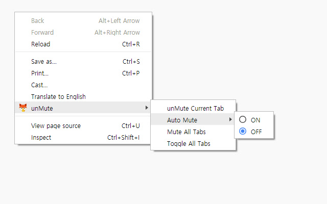 unMute chrome谷歌浏览器插件_扩展第2张截图