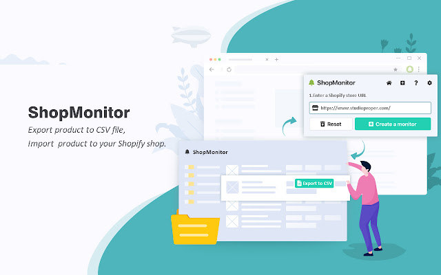 ShopMonitor - New products notifications chrome谷歌浏览器插件_扩展第3张截图