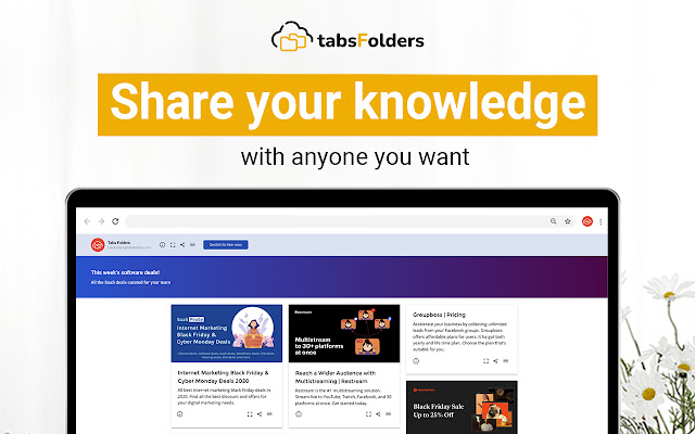 TabsFolders Tab & Bookmark Manager chrome谷歌浏览器插件_扩展第4张截图