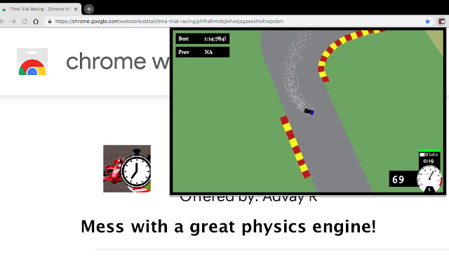 Time Trial Racing chrome谷歌浏览器插件_扩展第3张截图