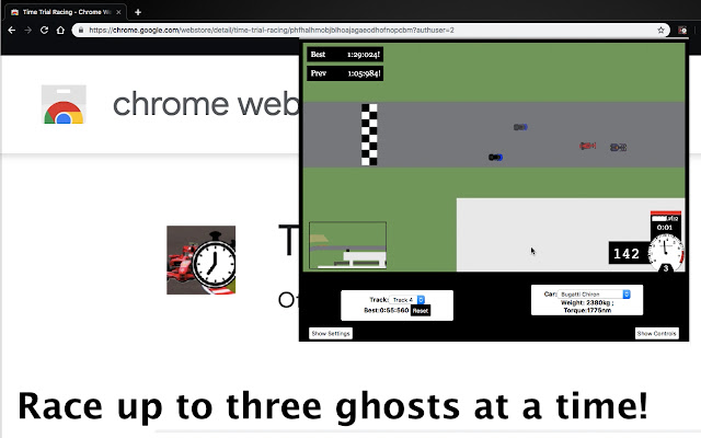 Time Trial Racing chrome谷歌浏览器插件_扩展第4张截图