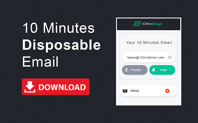 10 Minutes Email - 10 min disposable email chrome谷歌浏览器插件_扩展第1张截图