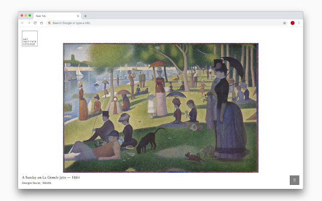 Art Institute of Chicago: Art Tab chrome谷歌浏览器插件_扩展第1张截图