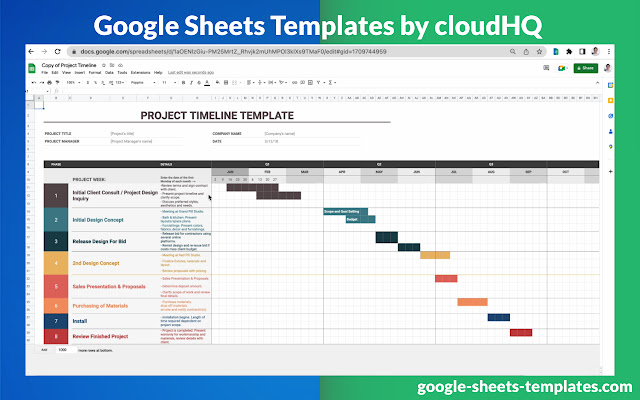 Google Sheets Templates by cloudHQ chrome谷歌浏览器插件_扩展第2张截图
