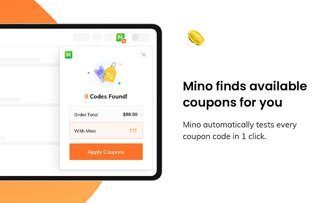 Minty - Automatic Coupons at Checkout chrome谷歌浏览器插件_扩展第1张截图