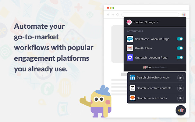 Flow by LeadGenius chrome谷歌浏览器插件_扩展第2张截图