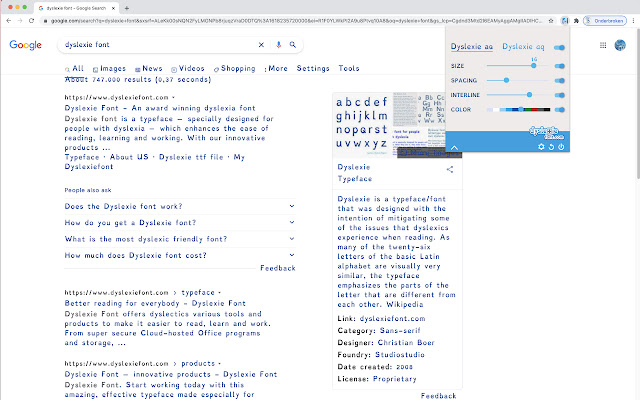 Dyslexie Font: Dyslexia Accessibility Reader chrome谷歌浏览器插件_扩展第1张截图