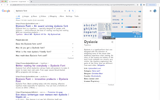 Dyslexie Font: Dyslexia Accessibility Reader chrome谷歌浏览器插件_扩展第4张截图