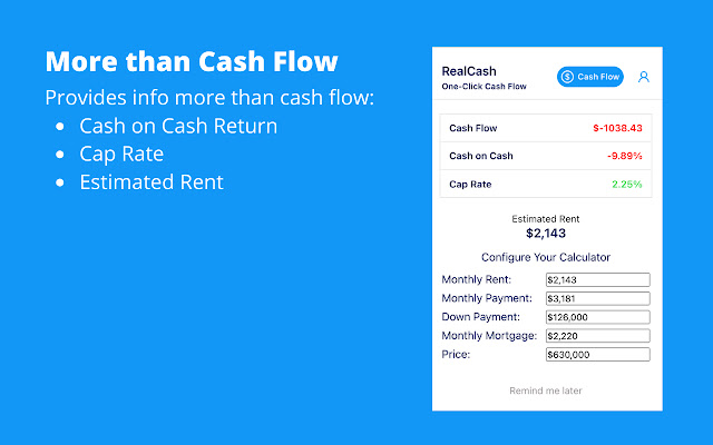 Cash Flow Calculator chrome谷歌浏览器插件_扩展第3张截图