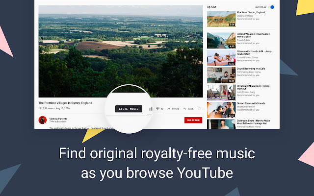 Evoke Music: Royalty free music from YouTube chrome谷歌浏览器插件_扩展第1张截图