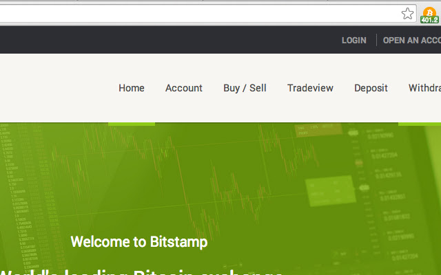 Bitstamp BTC price chrome谷歌浏览器插件_扩展第1张截图
