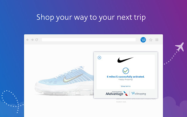 American Airlines AAdvantage eShopping℠ chrome谷歌浏览器插件_扩展第5张截图