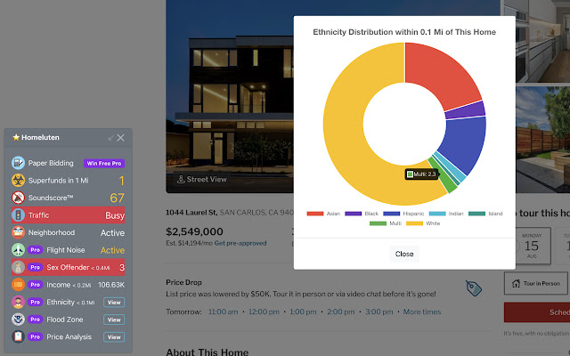 Home Reviews for Redfin and Zillow chrome谷歌浏览器插件_扩展第1张截图