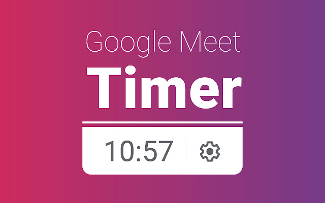 Timer for Google Meet chrome谷歌浏览器插件_扩展第1张截图