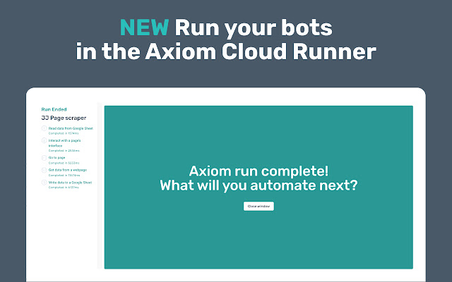 Axiom Browser Automation chrome谷歌浏览器插件_扩展第3张截图