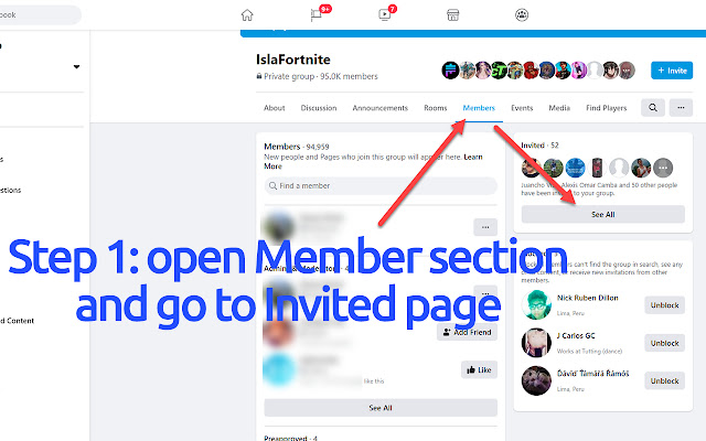 Send reminder to group invites for Facebook™ chrome谷歌浏览器插件_扩展第2张截图