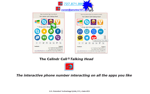 Callndr® CALL Talking Head® chrome谷歌浏览器插件_扩展第1张截图