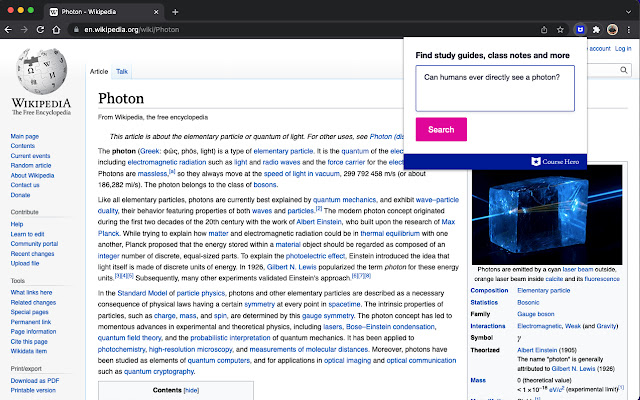 Course Hero Search Button chrome谷歌浏览器插件_扩展第2张截图
