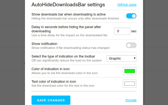 AutoHideDownloadsBar chrome谷歌浏览器插件_扩展第3张截图