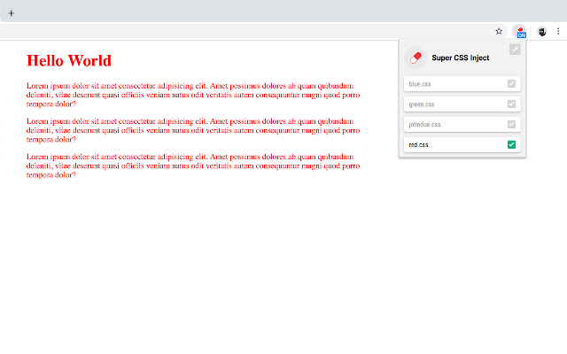 Super CSS Inject chrome谷歌浏览器插件_扩展第2张截图