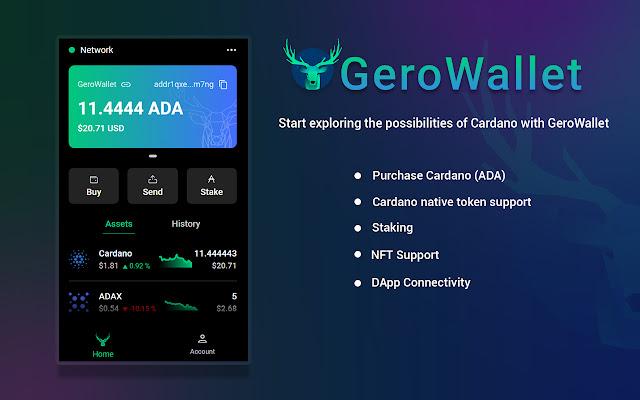 GeroWallet chrome谷歌浏览器插件_扩展第1张截图