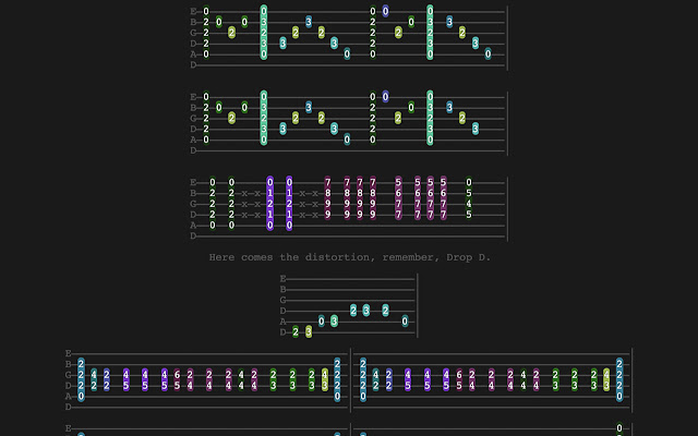 HueTab | Colors for Ultimate Guitar chrome谷歌浏览器插件_扩展第2张截图