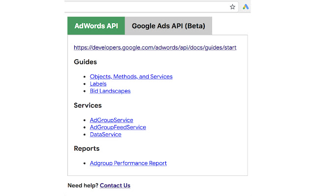 AdWords & Google Ads API Web Navi chrome谷歌浏览器插件_扩展第3张截图