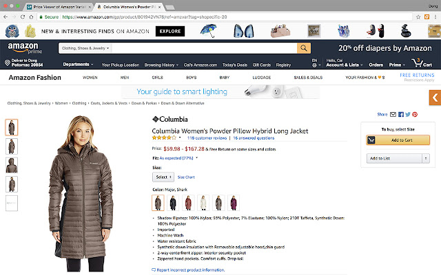 Price Checker of Amazon Variations chrome谷歌浏览器插件_扩展第3张截图
