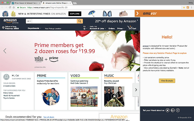 Price Checker of Amazon Variations chrome谷歌浏览器插件_扩展第4张截图