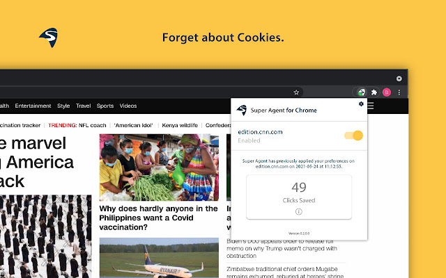Super Agent - Automatic cookie consent chrome谷歌浏览器插件_扩展第3张截图